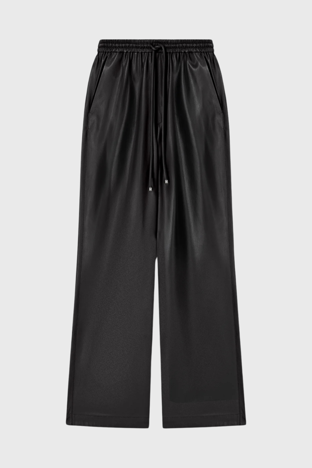 Lush Collective | Nanushka Calie Drawstring OKOBOR™ Pants | Sustainable Luxury Trousers - Black