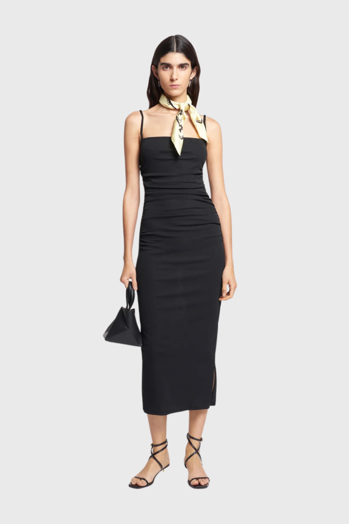 Lush Collective | Nanushka Alexa Mesh Jersey Midi Dress