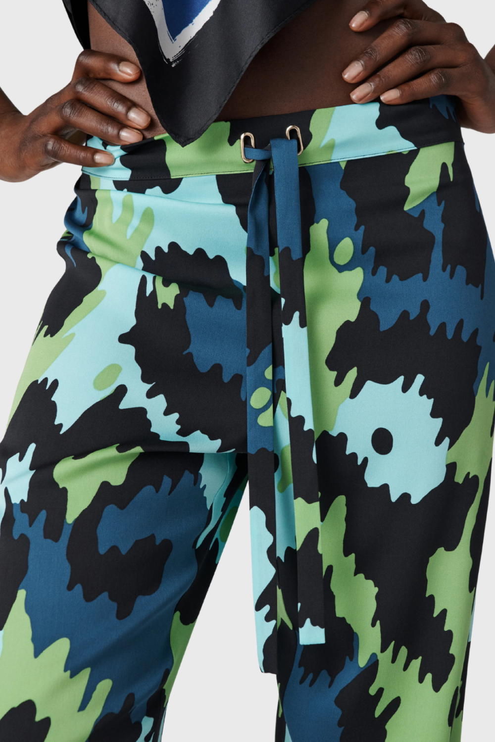 Lush Collective | Diane von Furstenberg Diane Silk Georgette Pants - Details