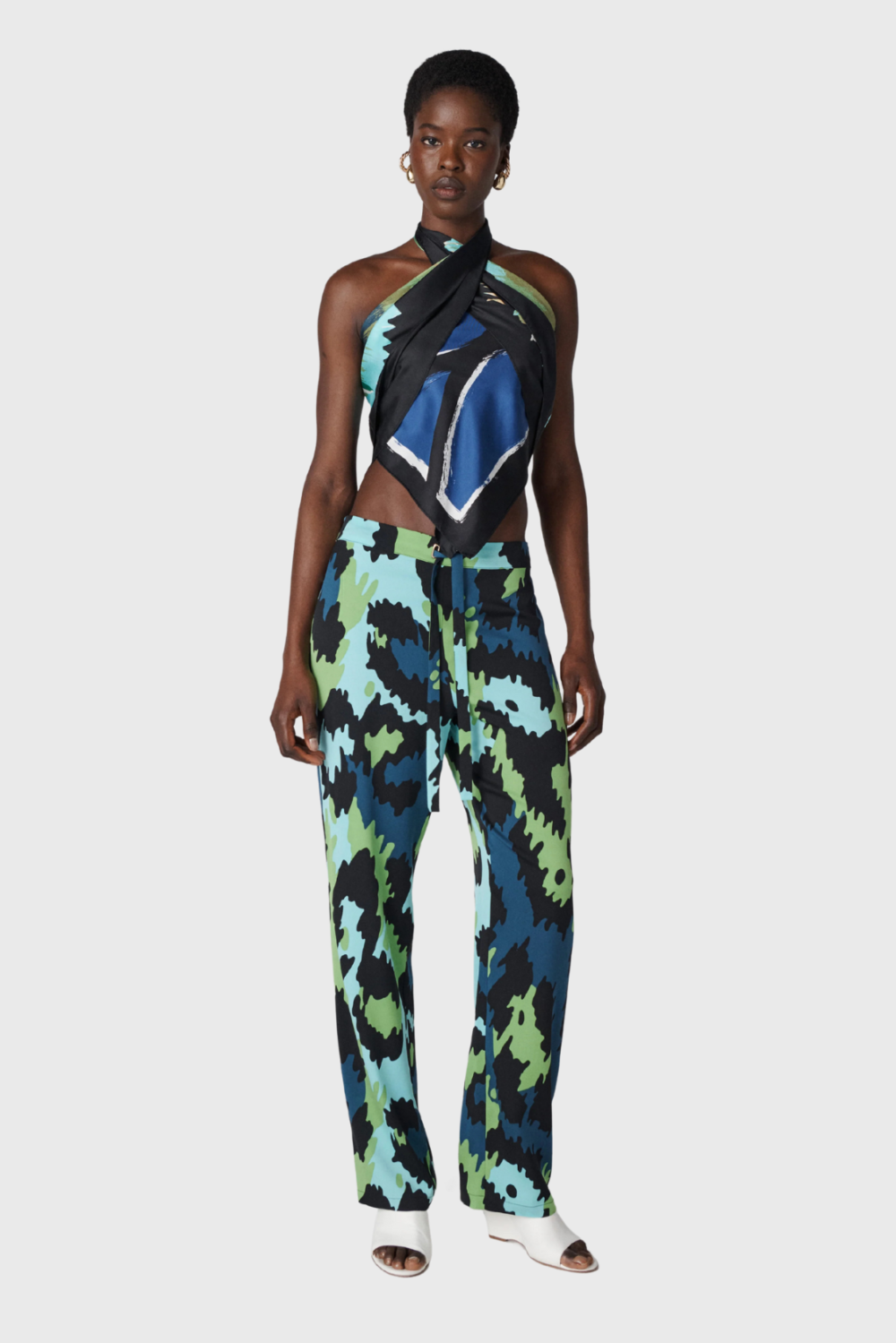 Lush Collective | Diane von Furstenberg Diane Silk Georgette Pants - Front