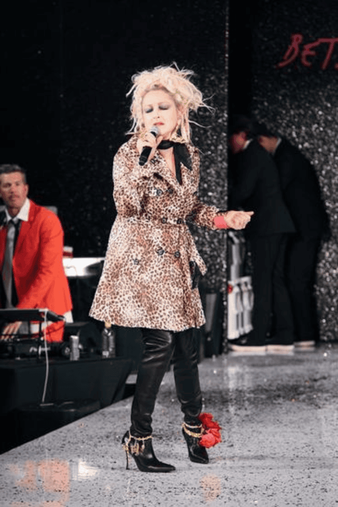 Lush Collective | Cindy Lauper Wearing Betsey Johnson