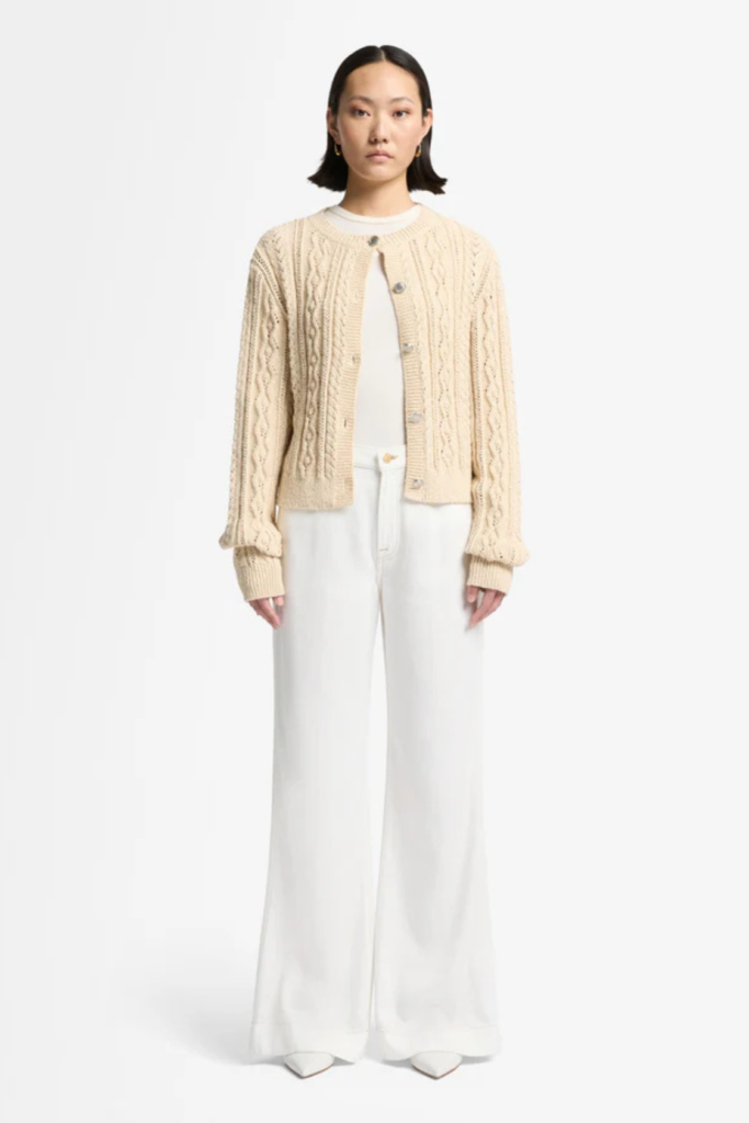 Lush Collective | Tailorless Denim Lustre Modern Dojo - Blanc from 7 For All Mankind