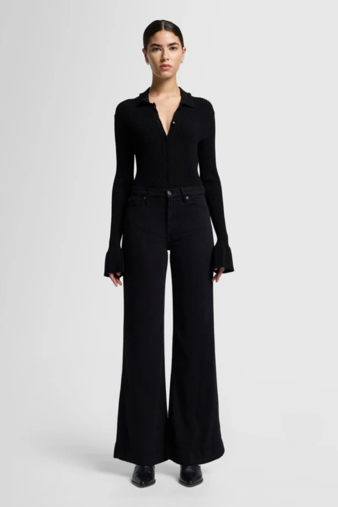 Lush Collective | Tailorless Denim Lustre Modern Raven - Blanc from 7 For All Mankind