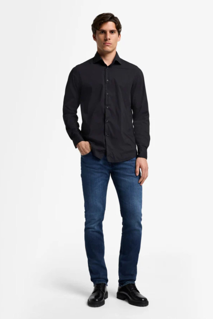 Lush Collective | Luxe Performance Straight - Dark Blue from 7 For All Mankind