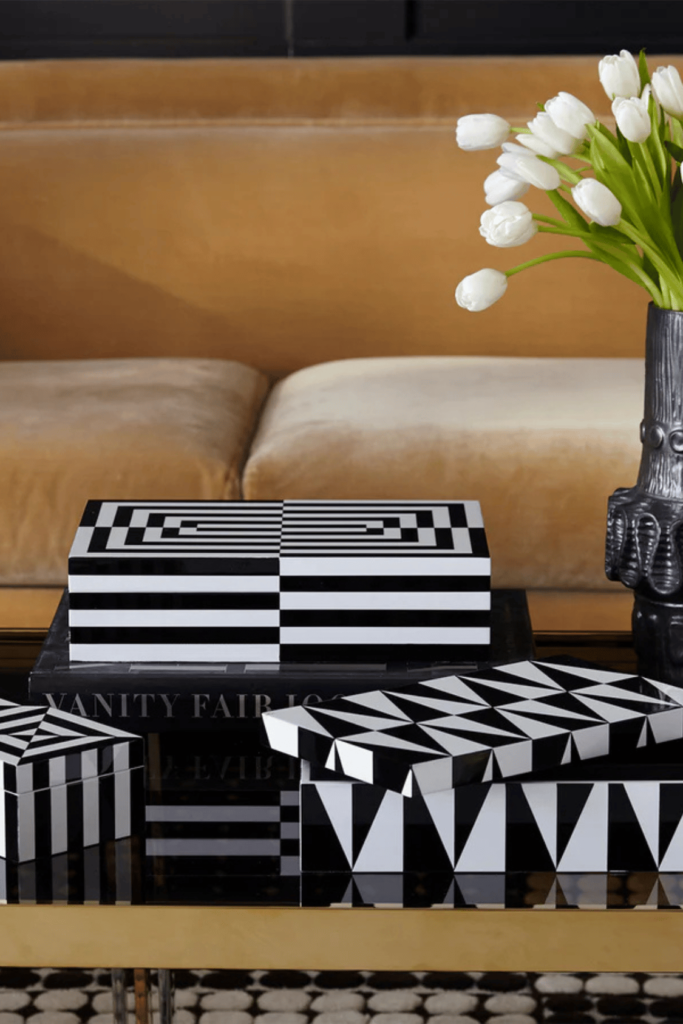 Lush Collective | Jonathan Adler Large Op Art Lacquer Box