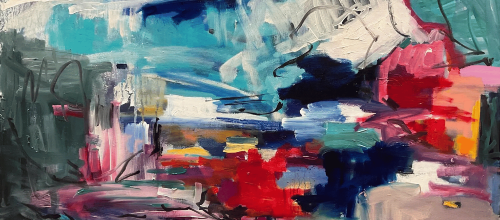 Lush Collective | Singulart - Painting - Marie Manon-Corbeil Love My City