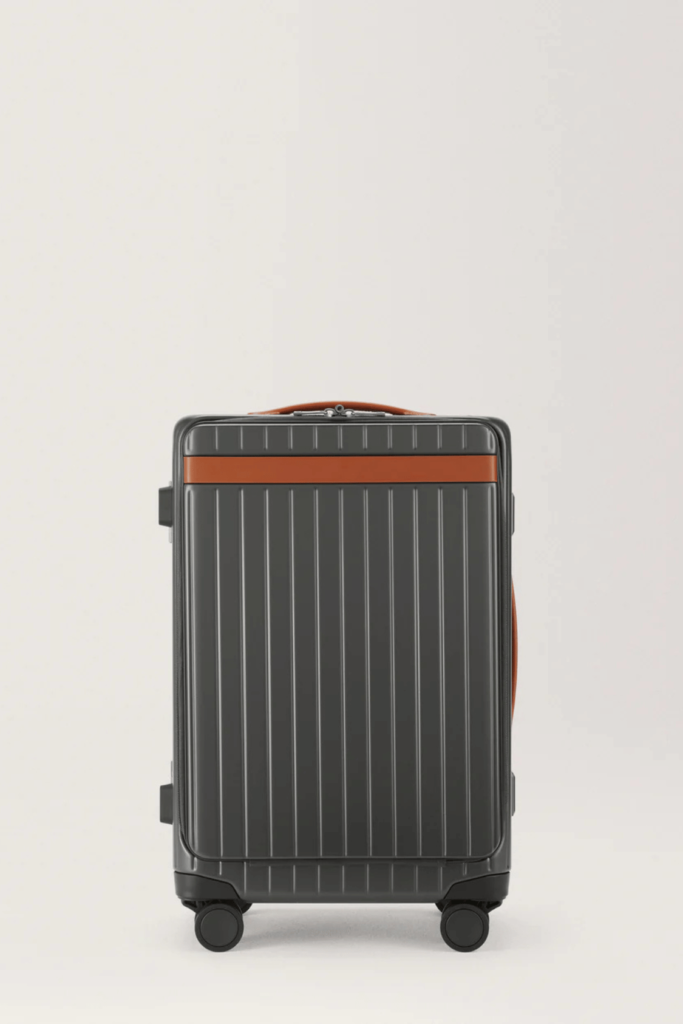 Lush Collective | Carl Friedrik Carry-on X in Grey / Cognac